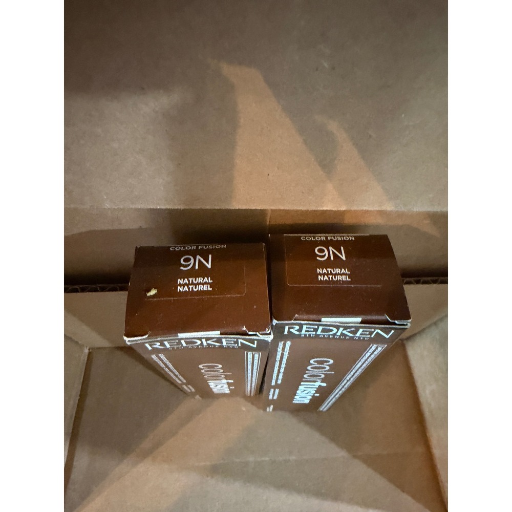 Redken Color Fusion Hair Color 9N Natural 2.1oz Lot of 2 Permanent Cream hair